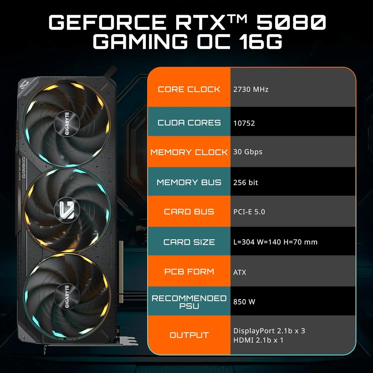 RTX 5080 Gaming OC 16G Graphic - огляд і ціна Rtx 5080 16Gb