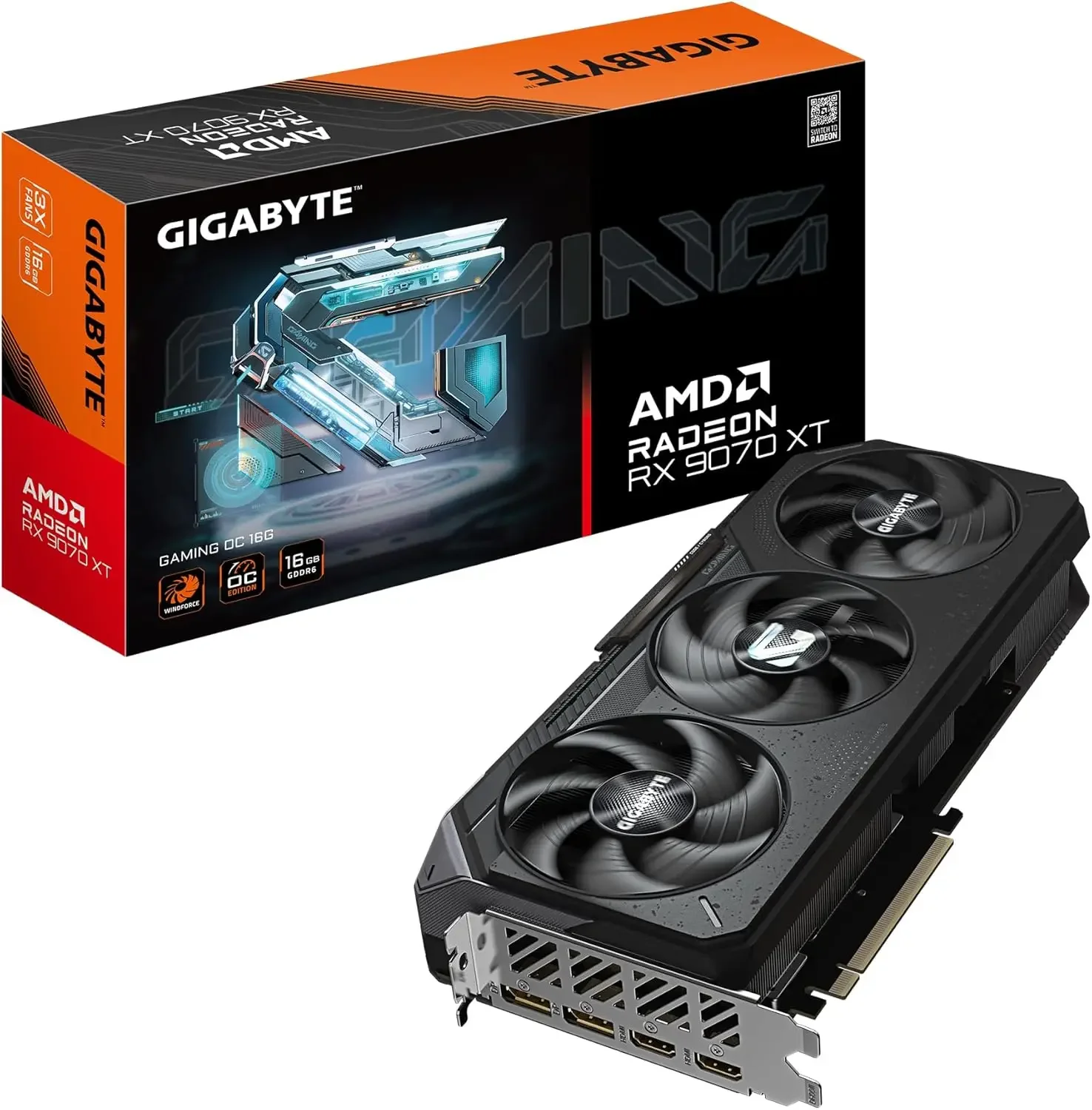GIGABYTE Radeon RX 9070 XT Gam - огляд і ціна Rx 9070 Xt