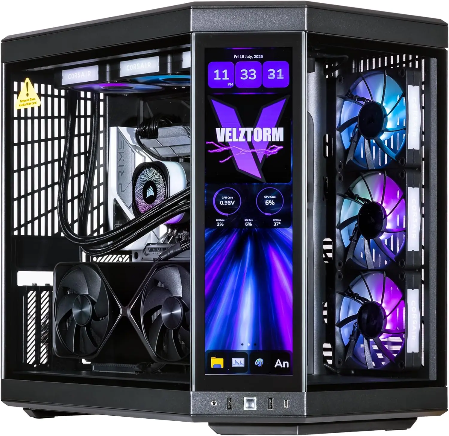 Velztorm LCD Black Praetix Cus - огляд і ціна Rtx 5090 32Gb