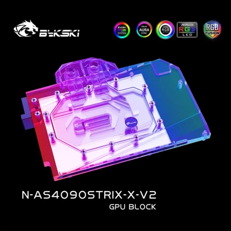 Bykski GPU Block Use for ASUS  - огляд і ціна Rtx 4090 Water Block