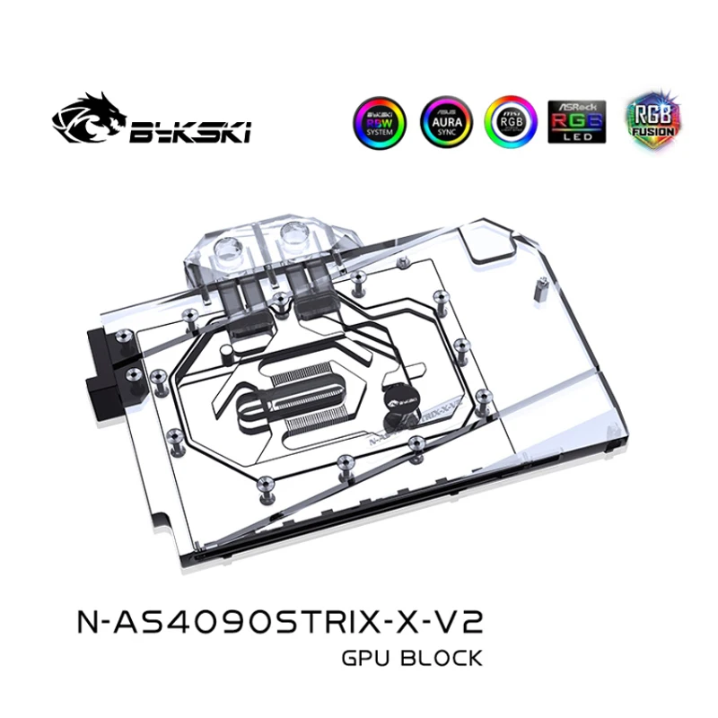 Bykski GPU Block Use for ASUS  - огляд і ціна Rtx 4090 Water Block