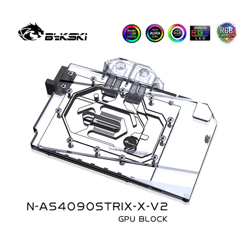 Bykski GPU Block Use for ASUS  - огляд і ціна Rtx 4090 Water Block
